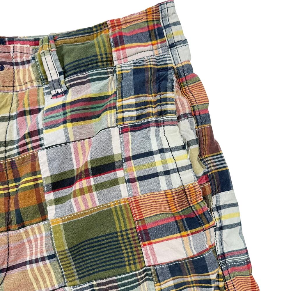 American Eagle Madras Patchwork Cotton Shorts Siz… - image 3